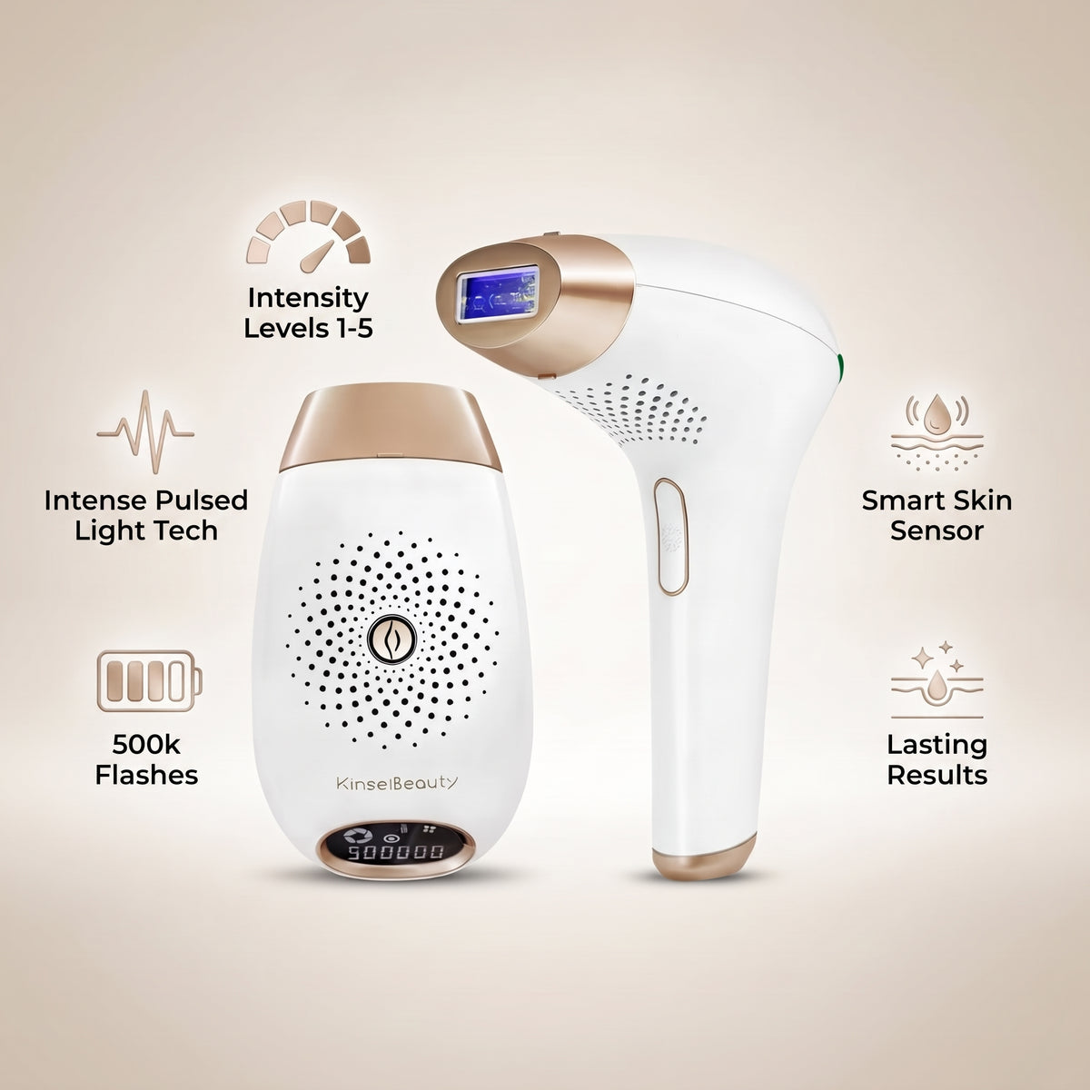 Radiance IPL 500 Hair Removal Device lifestyle photo