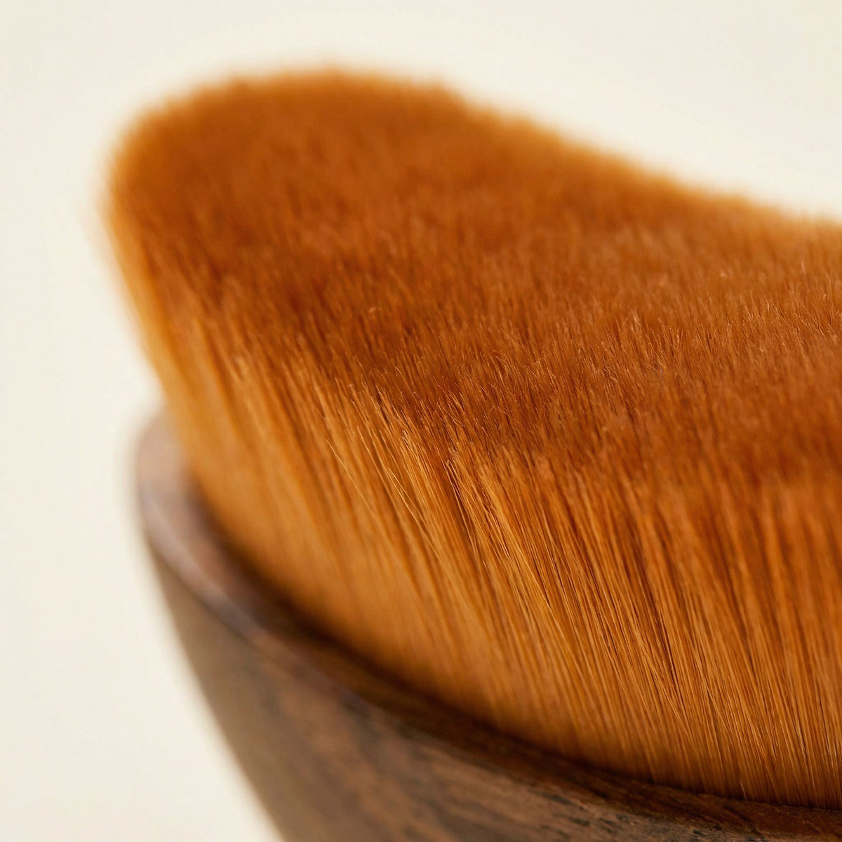 Close-up of the Lumi Lymphatic Drainage Facial Brush bristles