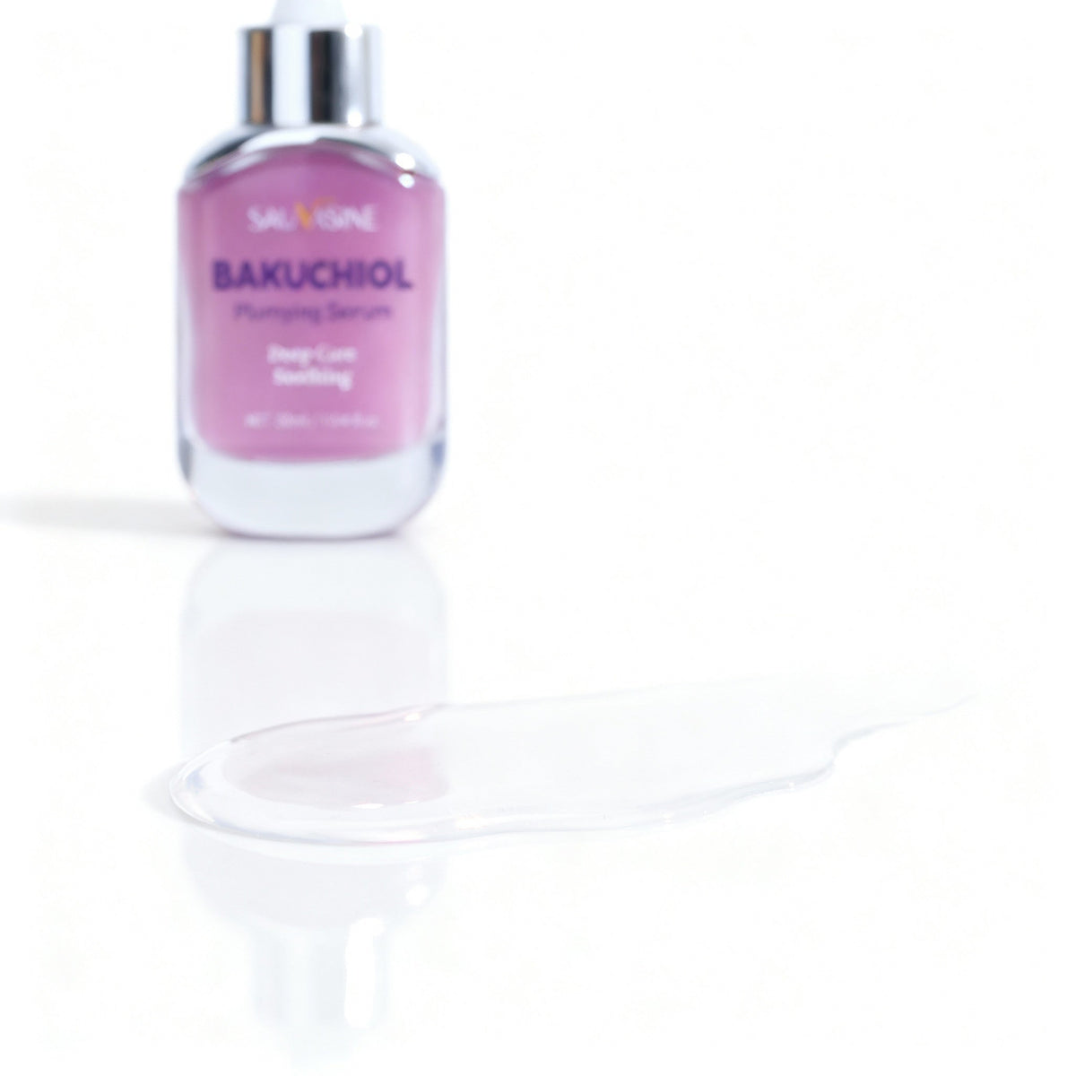 Macro close-up of Bakuchiol Plumping Serum texture