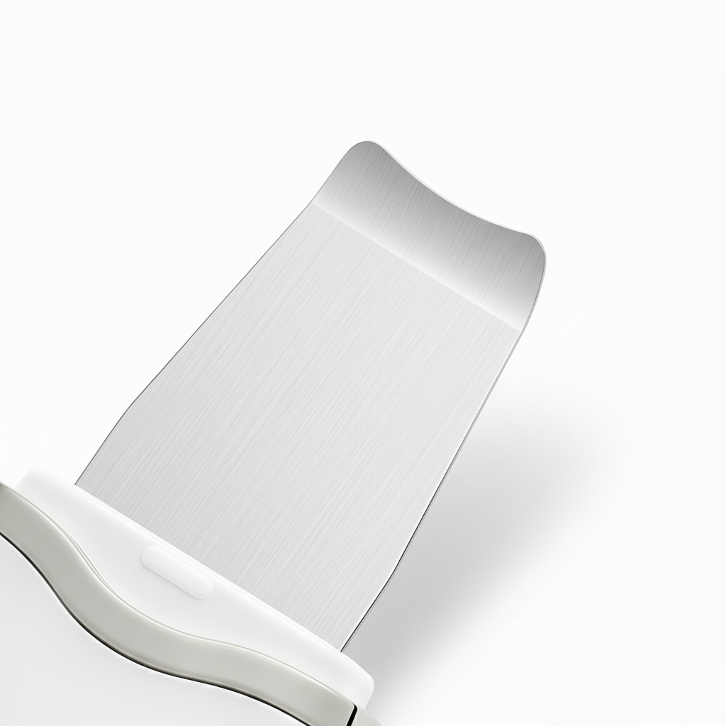 Macro close-up of the NovaPeel spatula edge