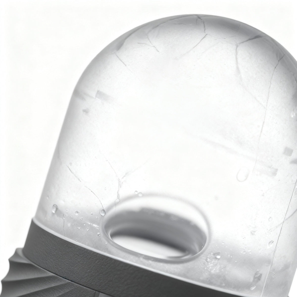 FrostGlow Ice Roller used around the eyes